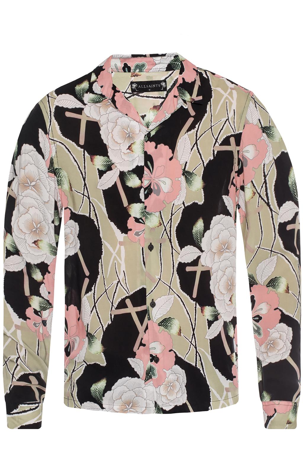AllSaints 'Fuyugi' floral-printed shirt | Men's Clothing | Vitkac